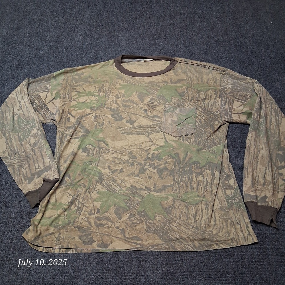 * Vintage Red Head Redhead Realtree Pocket T‎ Shirt Size Large Camouflage